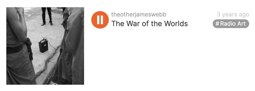 The Other James Webb. The War of the Worlds.