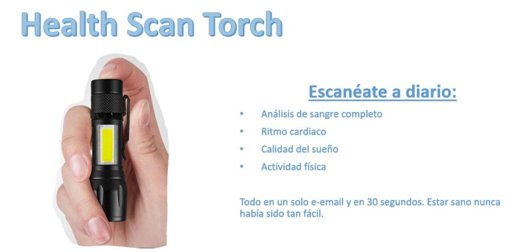 Prototipo de interacción – Health Scan torch