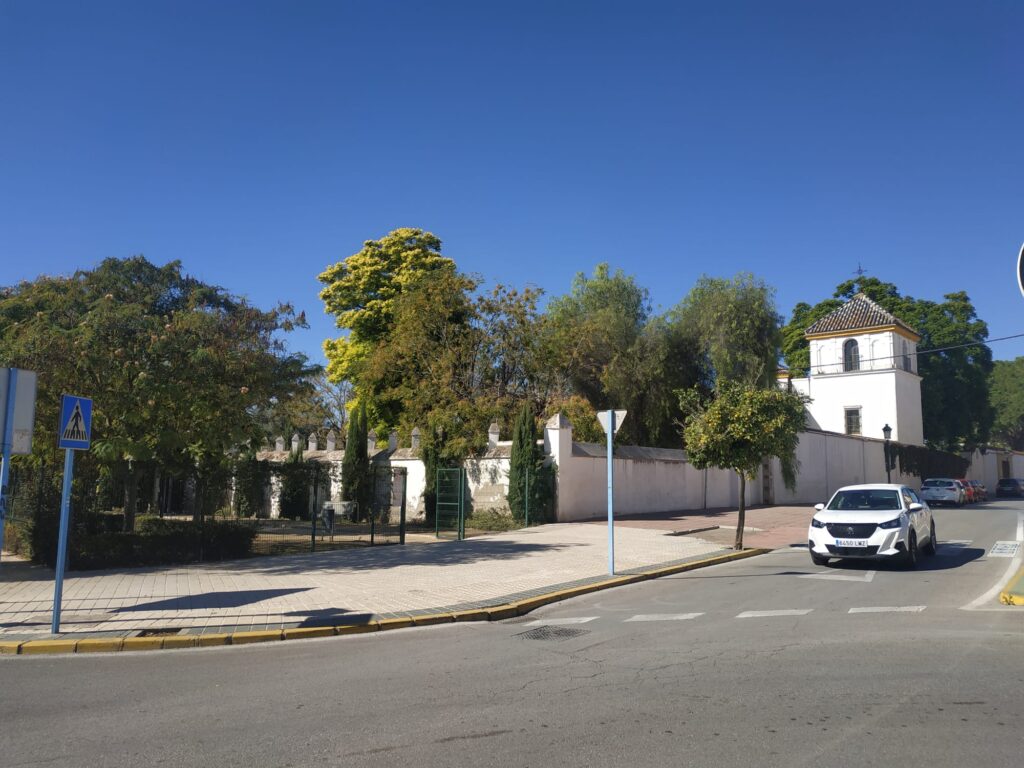 Intersección Camino el Jardinillo con Avenida el Olivo. Mairena del Aljarafe. Sevilla.