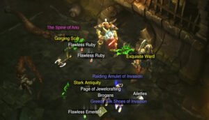 Diablo III item highlighting