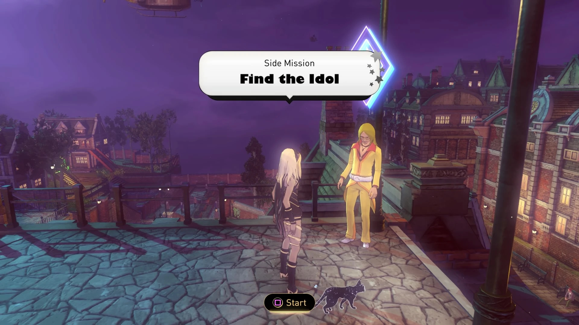 A NPC-started quest from Gravity Rush 2